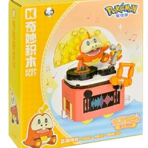 Original Pokemon DIY Assembled Building Blocks Toys - Fuecoco Train Figure